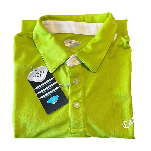 CALLOWAY Polo Golf Macaw Green Shirt Mens Size XL NWD - Picture 13 of 13